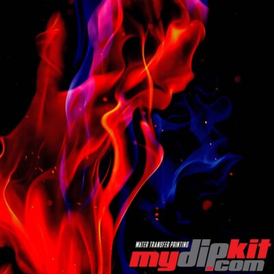 Hydrographic Film Hydro Dipping Water Transfer Print Film DD-910 Lrg Multi Flame-image