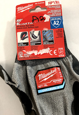 MILWAUKEE 48-73-8722  X Large High Dexterity Cut 2 Polyurethane Dipped Gloves-image