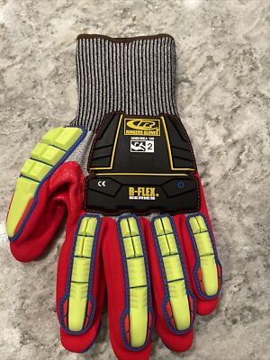 Ringers Gloves Large/065-R-Flex Cut Resistant Nitrile-Half Dip Gloves-image