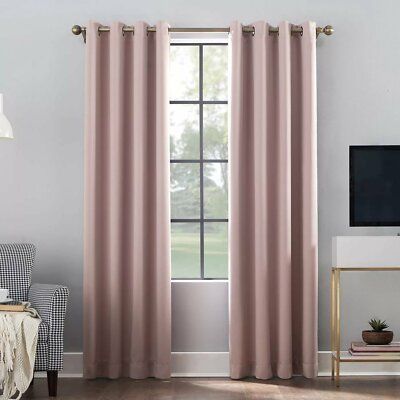 Sun Zero Oslo Theater Grade Extreme Blackout Grommet Top Curtain Panel 52