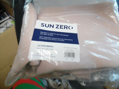 Sun Zero 53455 Easton Blush Blackout  Grommet Curtain Panel, 40