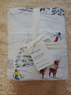 pottery barn Whistler Run king Duvet brand new limited edition-image
