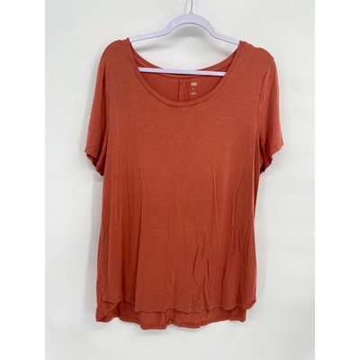 Dip Orange Short Sleeve Back Hem T-shirt Women's L-image