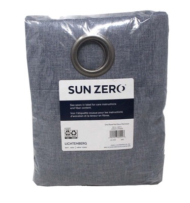 Sun Zero Pratt Total Blackout Grommet Top Curtain Panel Pair 50