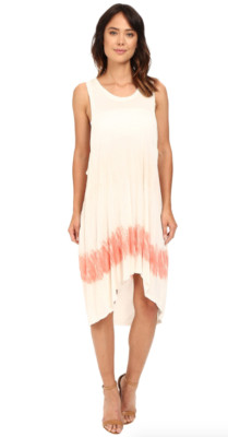 The Beginning Of Coral Chamarel Dip-Dye Dress L125612 Women's Size Large (3)-image