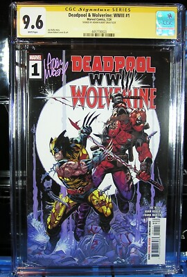 Deadpool & Wolverine: Wwiii #1 CGC SS 9.6 Signed by Adam Kubert-image