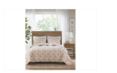 Madison Park Kinsley 100% Cotton Reversible 3-Pc. Quilt Set, Full/Queen - Red-image