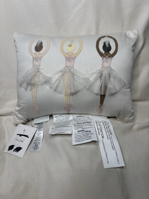 pottery barn Ballerina Pillow 16x12-image