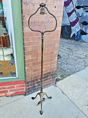 Authentic Antique Tiffany studio # 423 Bronze Floor Lamp-image