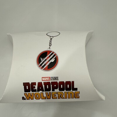 Marvel Deadpool & Wolverine Silicone Keychain RARE Dave & Busters New-image