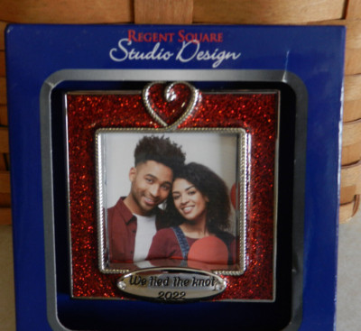 Regent Square Studio Design We Tied The Knot Dated 2022 Photo Frame Ornament-image