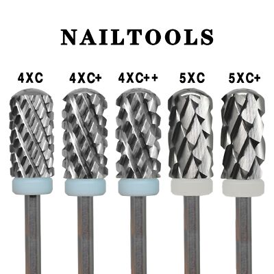 Large Round Top Barrel Acrylic Powder Dipping Remover Strongest Nail Drill Bits-image