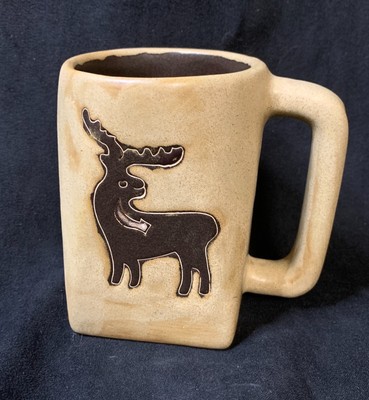 Designs by Mara Mexico Studio Art Pottery Kokopelli Cactus Coffee Mug-image