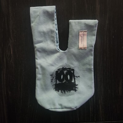 Rashid Johnson Eleven Madison Park NY Restaurant Small Canvas Carrier Tote Blue-image