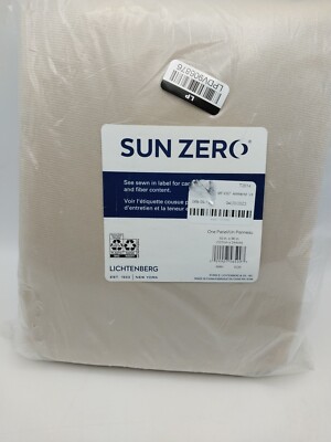 Sun Zero Panel Curtain 50in x 96in  Beige-image