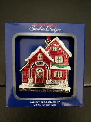 REGENT SQUARE STUDIO DESIGN 2021 First Christmas In Our New Home Ornament NEW-image