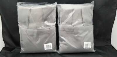 Sun Zero Kenneth Blackout Tab-Top (1) Curtain Panel Gray panel 40 x 84 set of 2-image