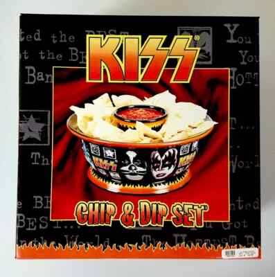 KISS · Chip & Dip Set · Spenser Gifts 2002 Large 12