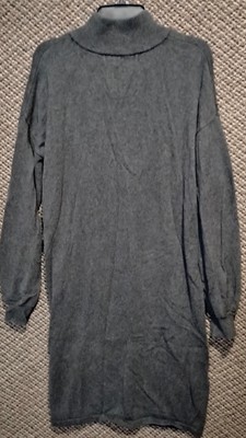 Dip Women's Turtleneck Sweater Long Sleeve Grey Size Large -image