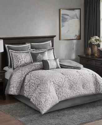 Madison Park Odette Jacquard 8-Pc. Comforter Set, California King-image