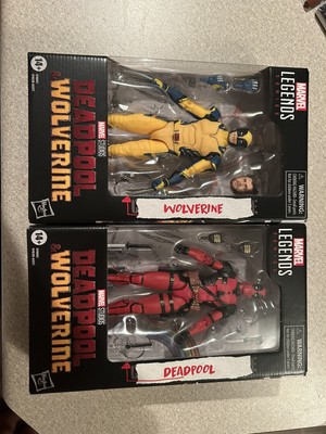 Marvel Legends Deadpool & Wolverine Movie Action Figure Set Yellow Suit Hugh New-image
