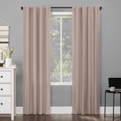 Cyrus 2-Pack Thermal 100% Blackout Back Tab Curtain Panel Pair, 40