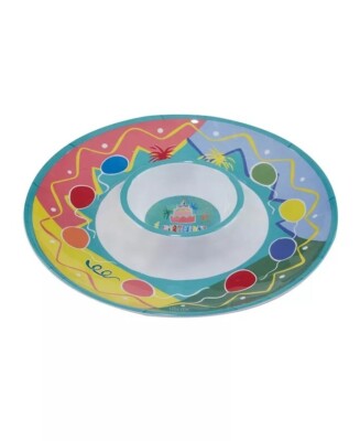 Certified Lolita Birthday Bash 14in Melamine Chip & Dip Serveware Platter-image