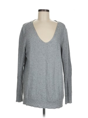 Dip Women Gray Pullover Sweater L-image