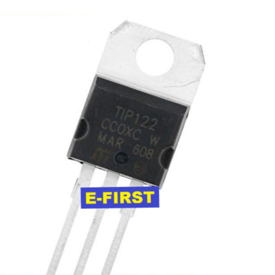 50pcs TIP122 Darlington transistor TO-220 NPN large chip DIP-image