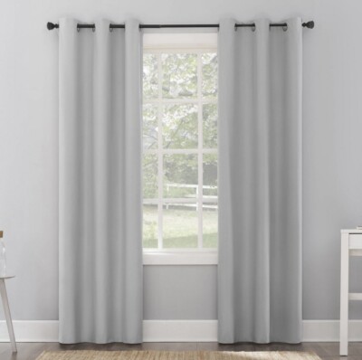 Sun Zero Cyrus Thermal 100% Blackout Grommet Curtain Panel 40