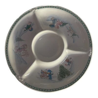 Precious Moments “Chip And Dip Bowl”278629~Religion~Porcelain~Christmas-image
