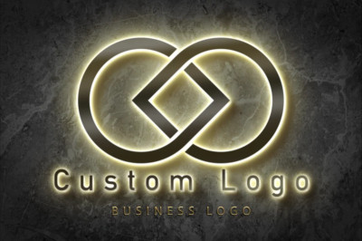 Custom Business Logo Large Metal Signs Backlit Outdoor Laser Cut Company Studio-image