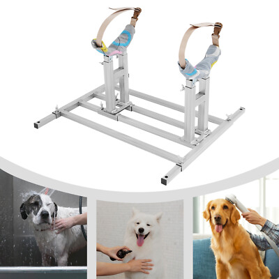 Large Dog Breeding Stand Adjustable Dog Breeding Stand Silver Dog Breeding Rack-image