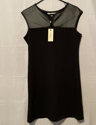 Womens STUDIO M black sleeveless dress size small   NWT-image