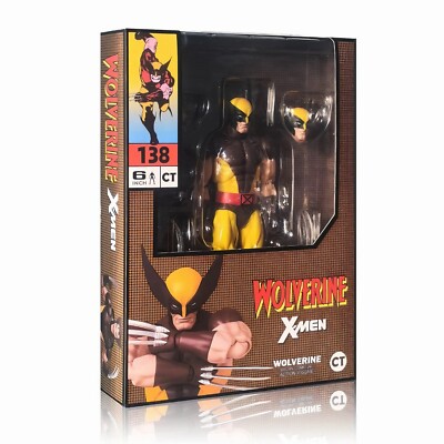 CT Toys Wolverine Mafex 138 Brown Suit Figure - X-Men Deadpool 3 Action Figure-image