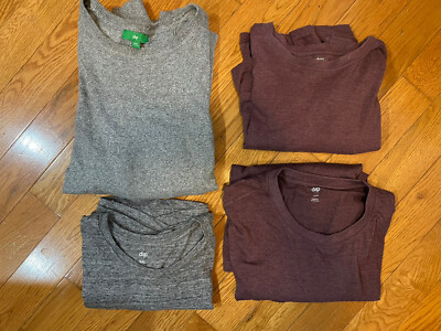 lot of 4 mens Dip shirts 2X Sweater, 2 long sleeved 1 NWT, 1 short sleeved-image