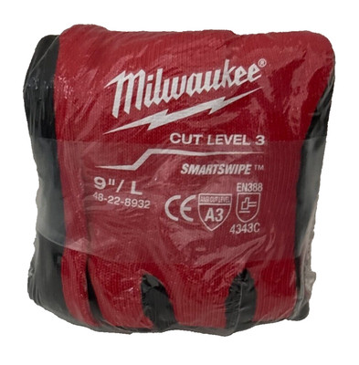 Milwaukee 48-22-8932 Cut Level 3 Dipped Gloves 9