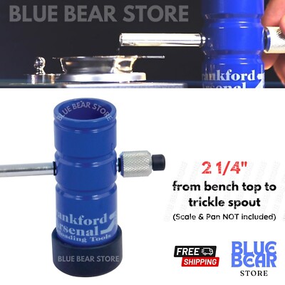 Powder Trickler w Heavy Duty Base Large Capacity for Reloading Dipping Measuring-image