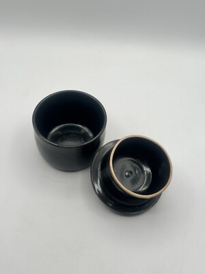 Hand Crafted Butter Bell Studio Stoneware Black-image