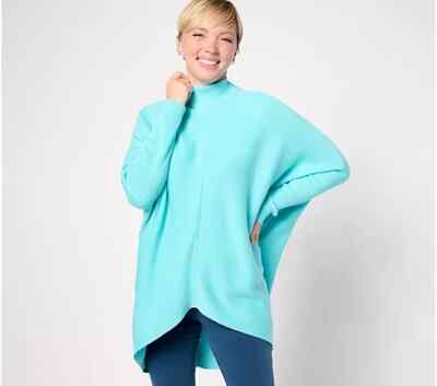 Studio Park x Kerstin Lindquist Dolman Sleeve Sweater Blue Radiance,Medium-image