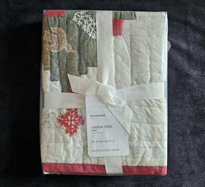 NEW Pottery Barn ARDEN TREE SHAM Standard 26 X 20