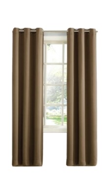 Sun Zero Easton Blackout Energy Efficient Grommet Curtain Panel 40