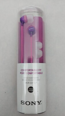 Sony MDREX15LP In-Ear Earbud Headphones, Violet-image