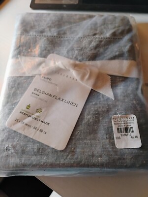 Pottery Barn EURO Belgian Flax Linen 26 x 26 Sham 9336615 New-image