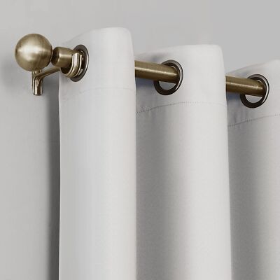 Sun Zero Nordic Theater Grade Extreme 100% Blackout Grommet Curtain Single Panel-image