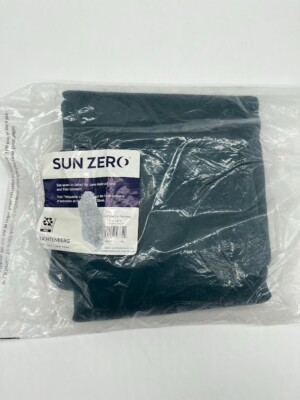 Sun Zero Gavin Energy Saving Teal Polyester 40 in. W x 95 in. L (2-panels)-image