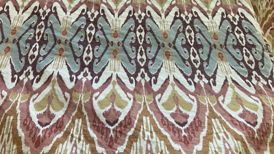 Pottery Barn King Duvet Cover  Organic Cotton BOHO IKAT With Corner Ties-image