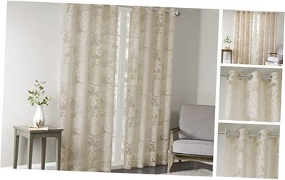  Leilani Palm Leaf Burnout Sheer 50