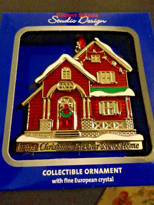 REGENT SQUARE STUDIO DESIGN COLLECTIBLE ORNAMENT FIRST CHRISTMAS IN OUR NEW HOME-image
