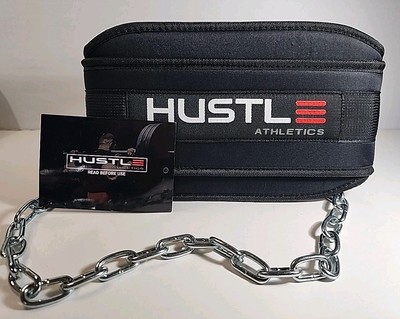 Hustle Athletics Dip Belt For Weightlifting - Weighted Pull Up and Squat Belt...-image